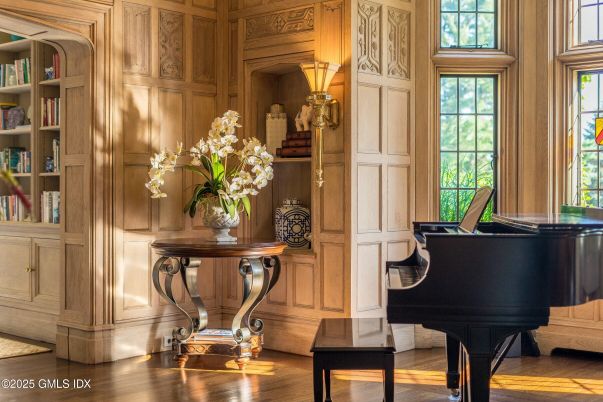Interior, Piano, Wood Texture Flooring, Wooden Walls