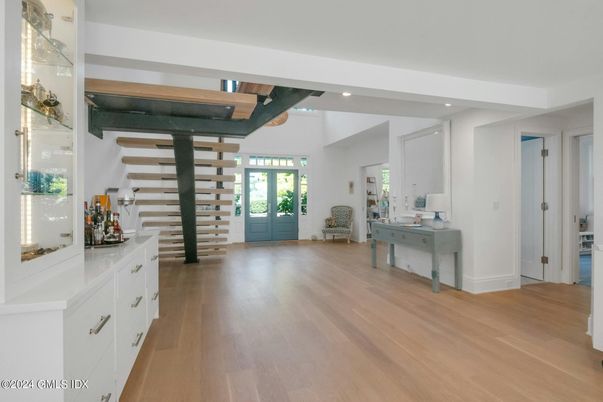 Interior, Recessed Lighting, Wooden Beams, Wood Texture Flooring