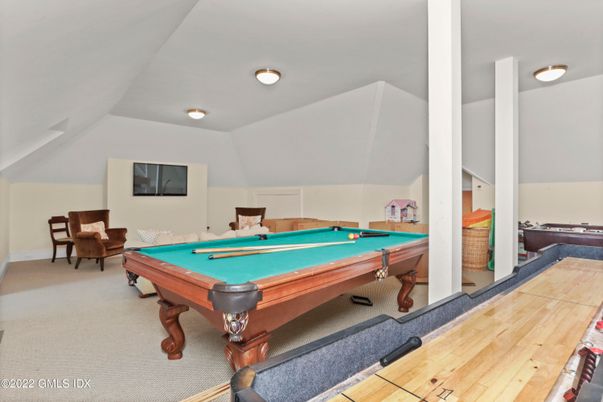 Billiard Table, Game Room, Interior, Wood Texture Flooring