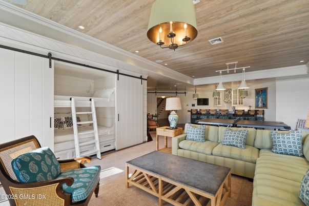 Dining room, Interior, Kitchen, Living room, Pendant Lights, Recessed Lighting, Wooden Ceilings