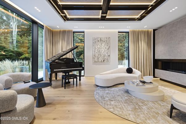 Interior, Piano, Recessed Lighting, Wood Texture Flooring