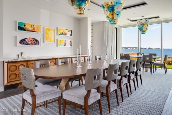 Dining room, Interior, Water