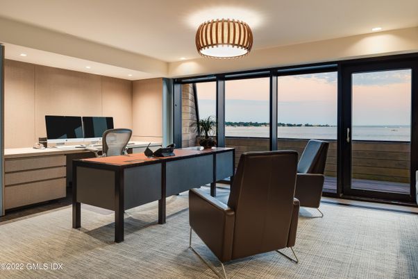 Home Office, Interior, Recessed Lighting, Water