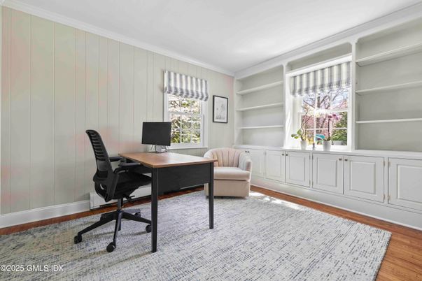 Home Office, Interior, Wood Texture Flooring