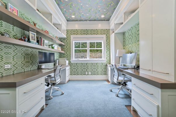 Home Office, Interior, Recessed Lighting