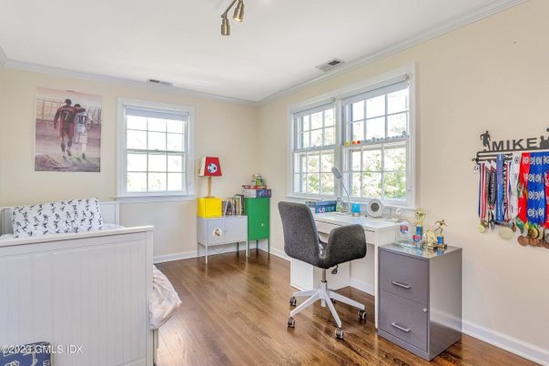 Home Office, Interior, Wood Texture Flooring