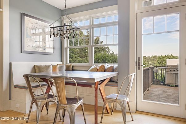 Chandelier, Dining room, Interior, Pendant Lights, Wood Texture Flooring