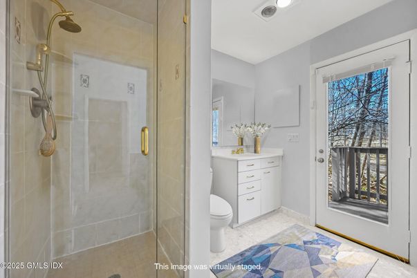 Bathroom, Glass Shower, Interior