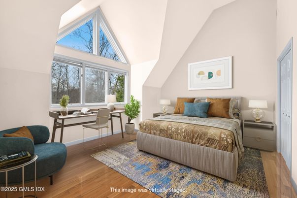 Bedroom, Home Office, Interior, Wood Texture Flooring