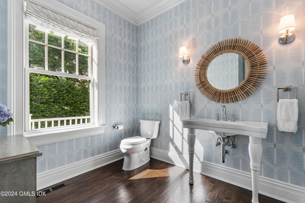 Bathroom, Interior, Wood Texture Flooring