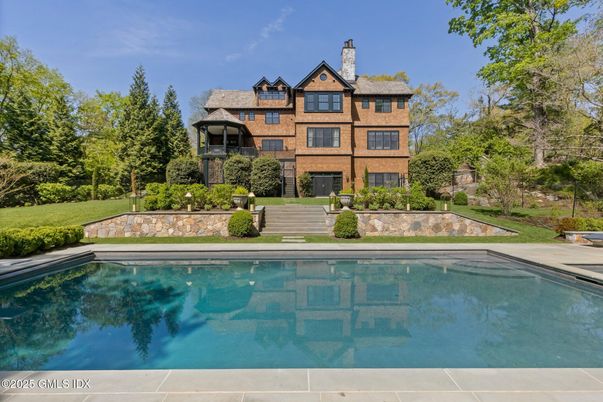 Exterior, Facade, Brick Facade, Pool, French Provincial