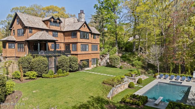 Backyard, Exterior, Facade, Brick Facade, Pool, Queen Anne Victorian