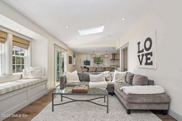 Interior, Kitchen, Living room, Pendant Lights, Recessed Lighting, Stainless Steel Appliances, Wood Texture Flooring