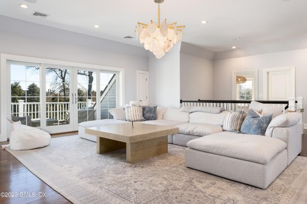 Chandelier, Interior, Living room, Recessed Lighting, Wood Texture Flooring