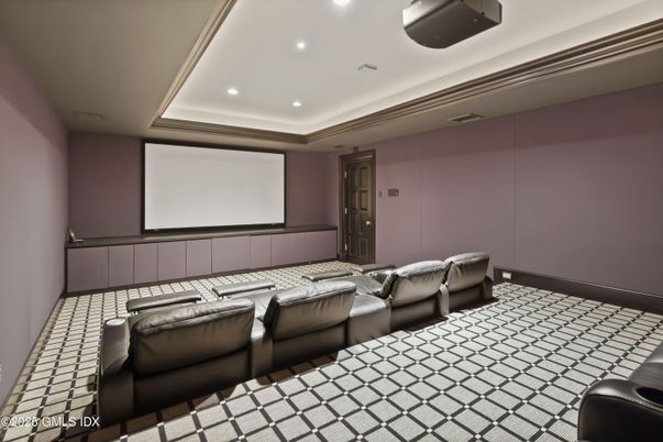 Home Theatre Room, Interior, Projection Screen, Recessed Lighting, Theatre Room