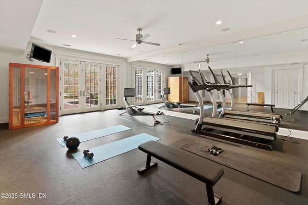 Fitness Equipment, Interior, Recessed Lighting