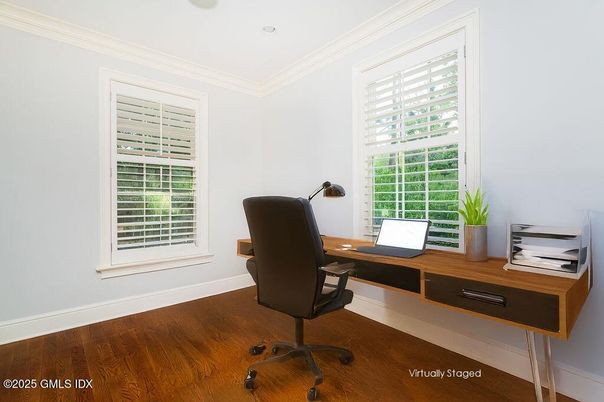 Home Office, Interior, Wood Texture Flooring