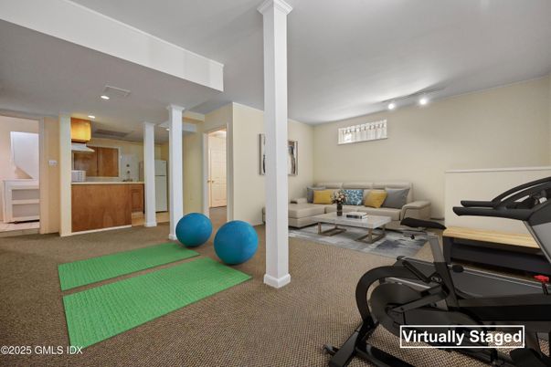 Interior, Living room, Recessed Lighting