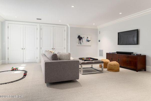 Interior, Living room, Recessed Lighting