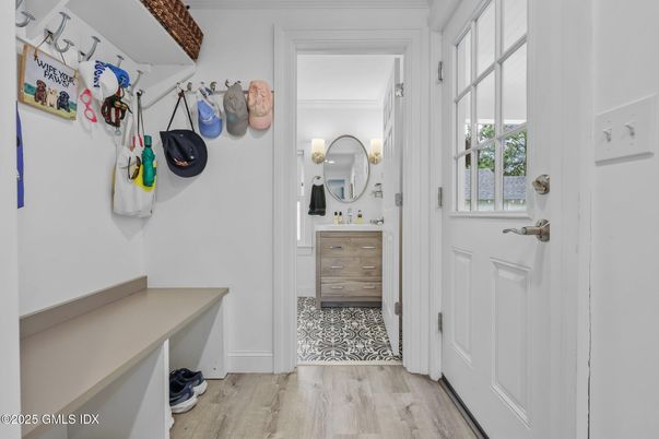 Bathroom, Interior, Wood Texture Flooring