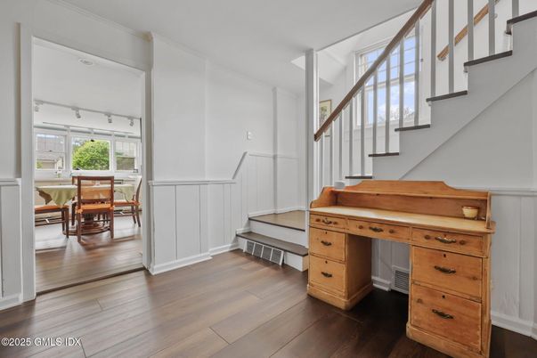 Dining room, Interior, Wood Texture Flooring