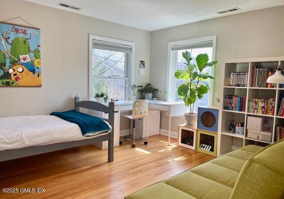 Bedroom, Home Office, Interior, Wood Texture Flooring