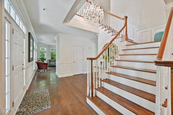 Chandelier, Interior, Recessed Lighting, Wood Texture Flooring