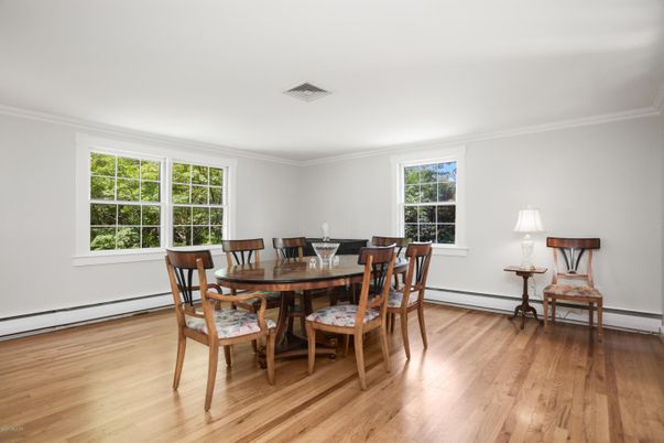 Dining room, Interior, Wood Texture Flooring