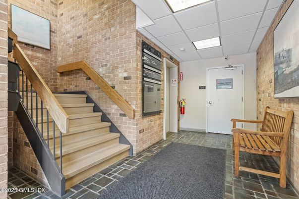 Elevator, Interior, Stone Walls