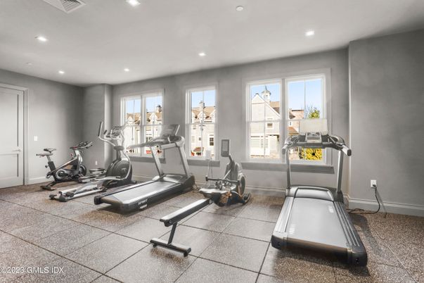 Fitness Equipment, Interior, Recessed Lighting