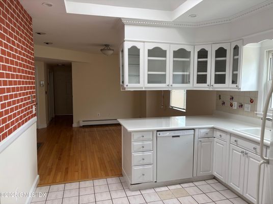 Interior, Kitchen, Stone Walls, Wood Texture Flooring