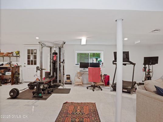Fitness Equipment, Home Office, Interior, Marble, Recessed Lighting