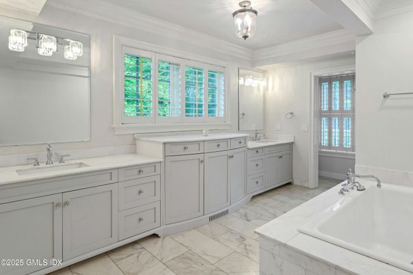Bathroom, Dual Sink Vanities, Interior, Marble