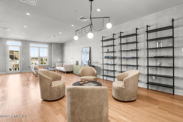 Interior, Living room, Pendant Lights, Recessed Lighting, Wood Texture Flooring