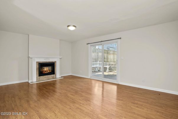 Empty room, Fireplace, Interior, Wood Texture Flooring