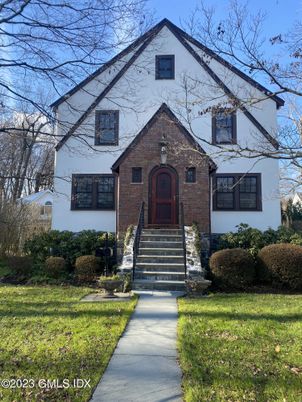 Exterior, Facade, Brick Facade, Tudor Revival