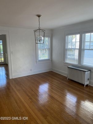 Empty room, Interior, Pendant Lights, Wood Texture Flooring