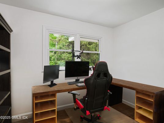 Home Office, Interior, Wood Texture Flooring