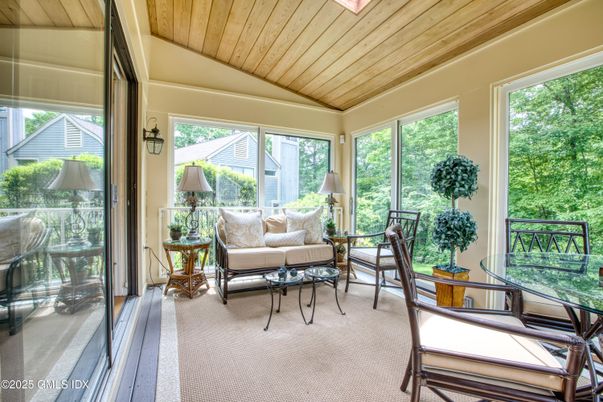 Interior, Sun Room, Wooden Ceilings