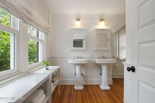 Bathroom, Interior, Wood Texture Flooring