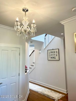 Chandelier, Interior, Recessed Lighting, Wood Texture Flooring