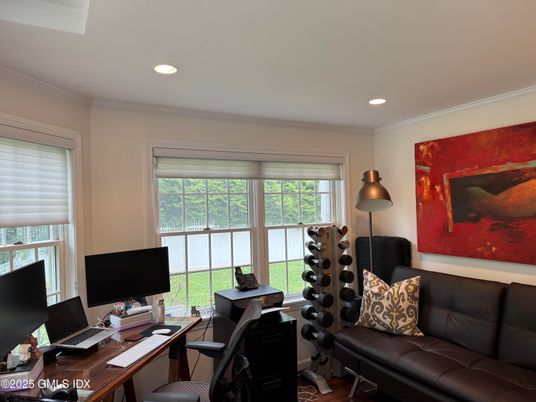 Home Office, Interior, Recessed Lighting