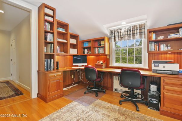 Home Office, Interior, Wood Texture Flooring