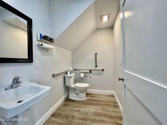 Bathroom, Interior, Wood Texture Flooring