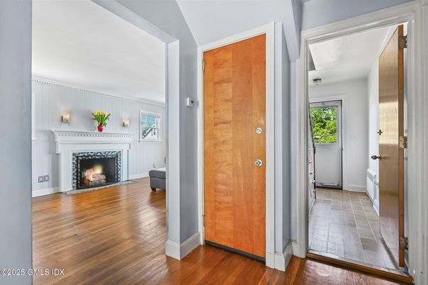 Fireplace, Interior, Wood Texture Flooring