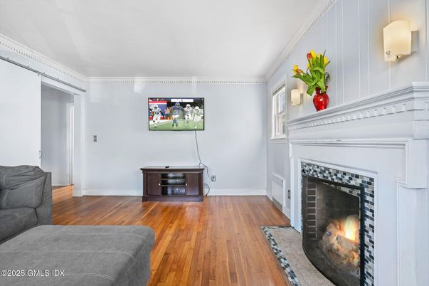 Fireplace, Interior, Wood Texture Flooring