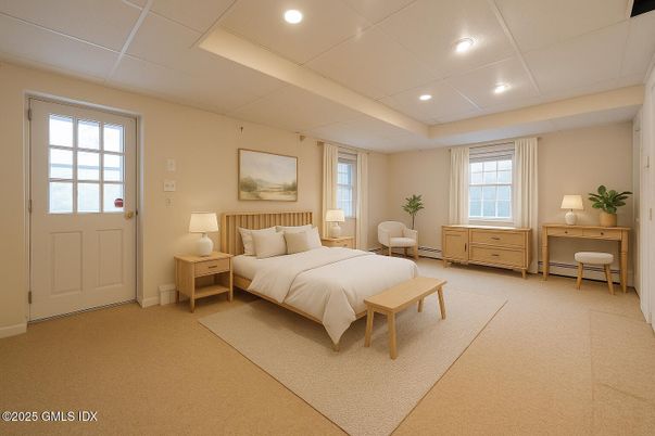Bedroom, Interior, Recessed Lighting
