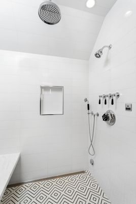 Bathroom, Interior, Recessed Lighting