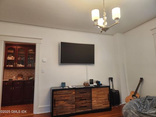 Chandelier, Interior, Wood Texture Flooring