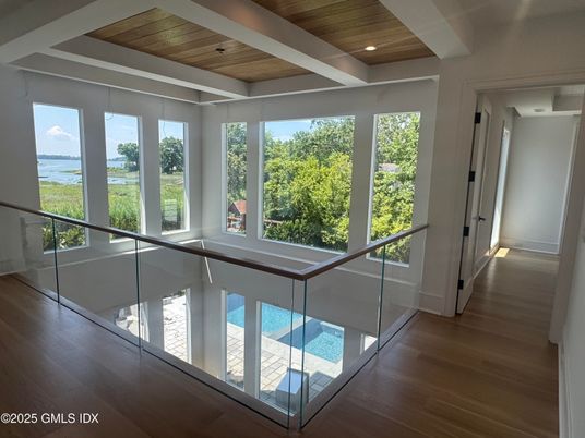 Interior, Recessed Lighting, Water, Wooden Ceilings, Wood Texture Flooring